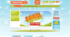 Desktop Screenshot of bingostreet.com
