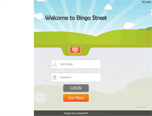 Tablet Screenshot of bingostreet.com